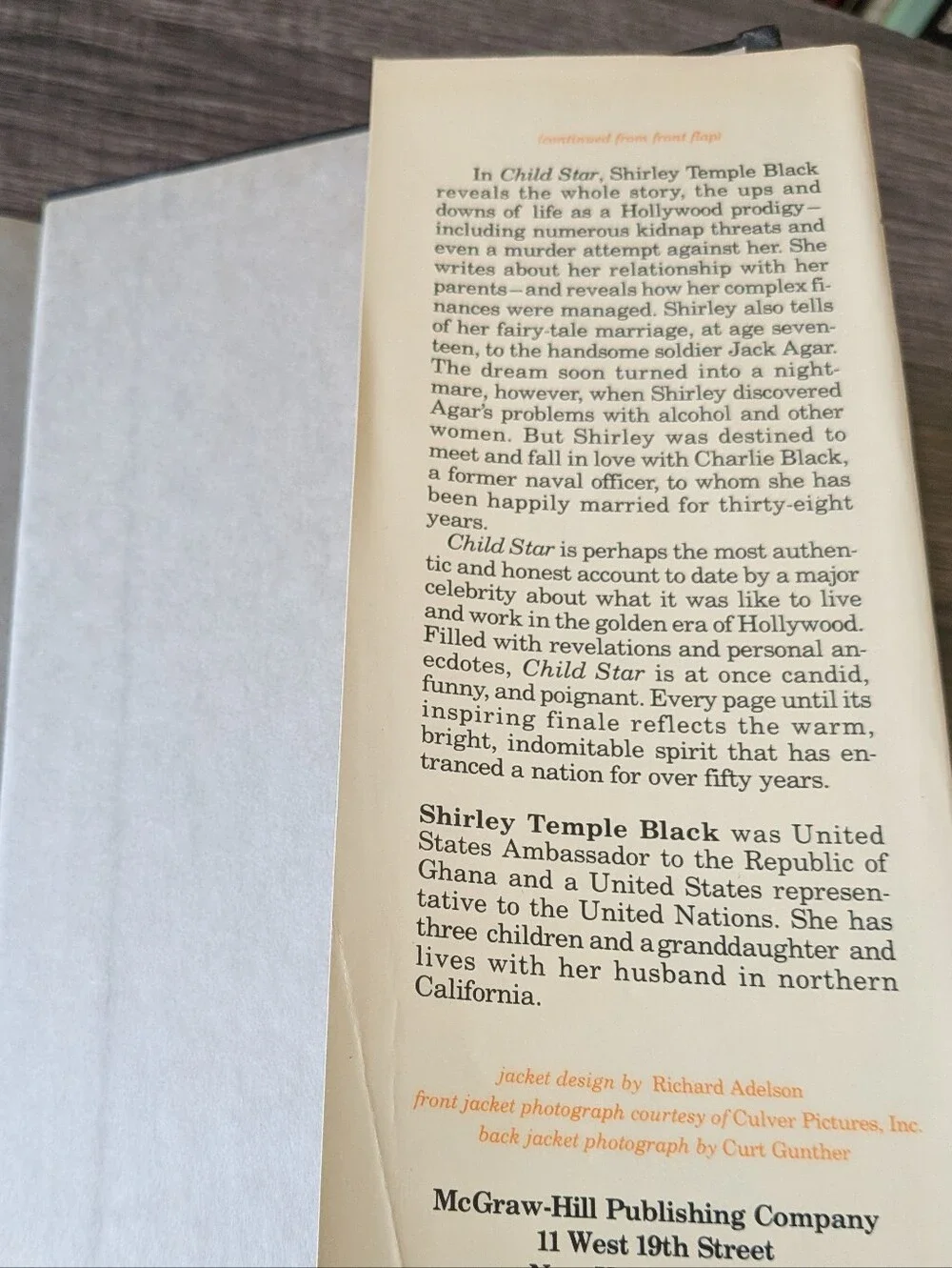 Star Child By Shirley Temple Black Hardcover - Picture 7 of 9